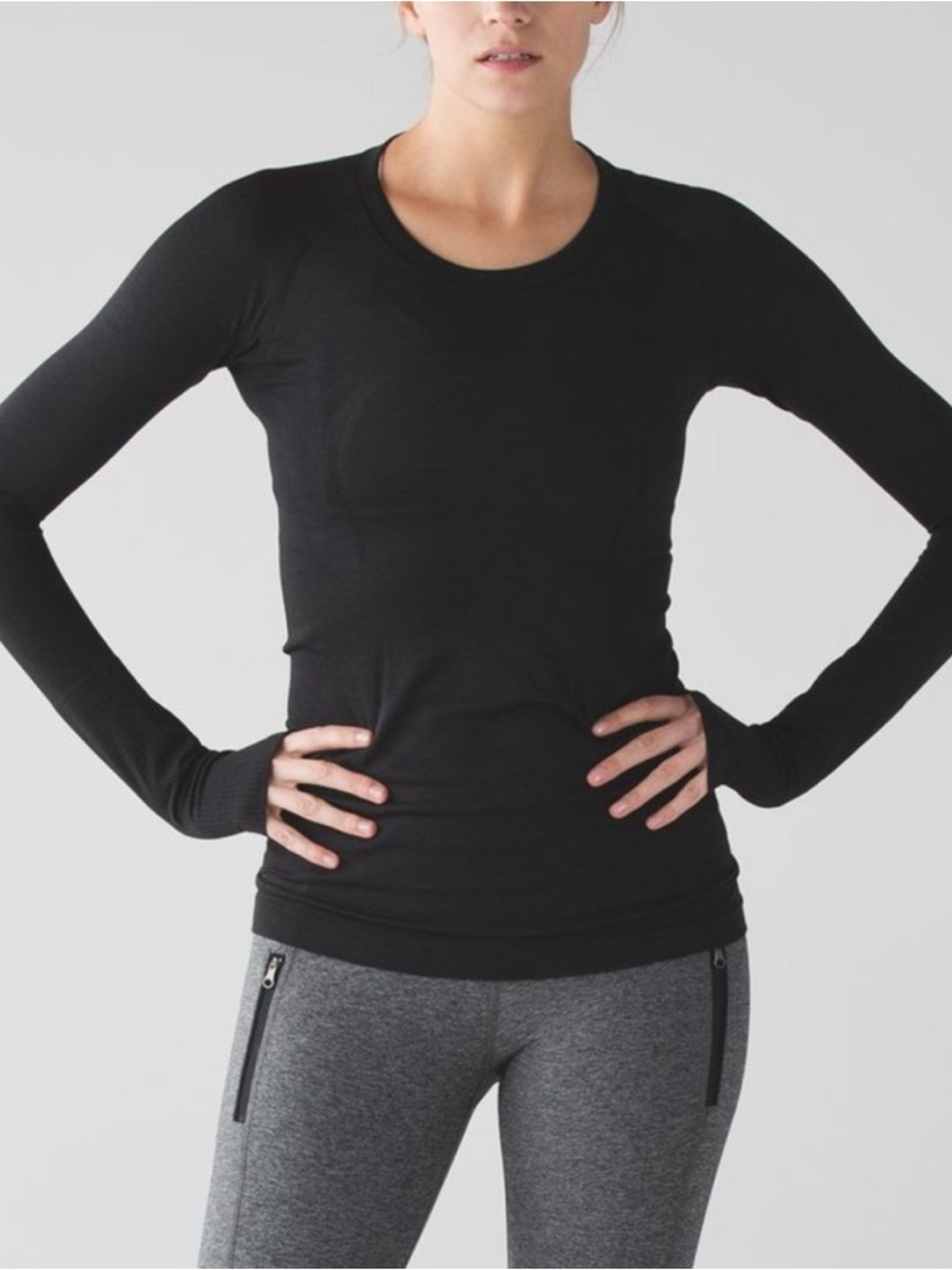 Lululemon Swiftly Long Sleeve Black Size 8